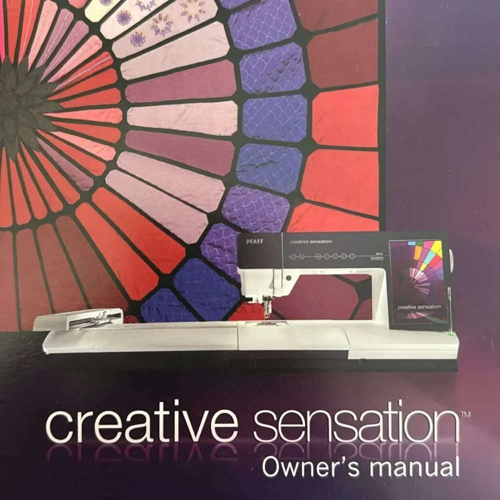 Pfaff Creative Sensation Sewing Machine Manual